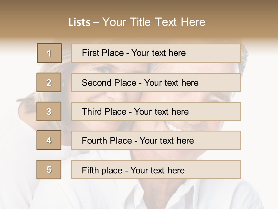 Female Lips Massaging PowerPoint Template