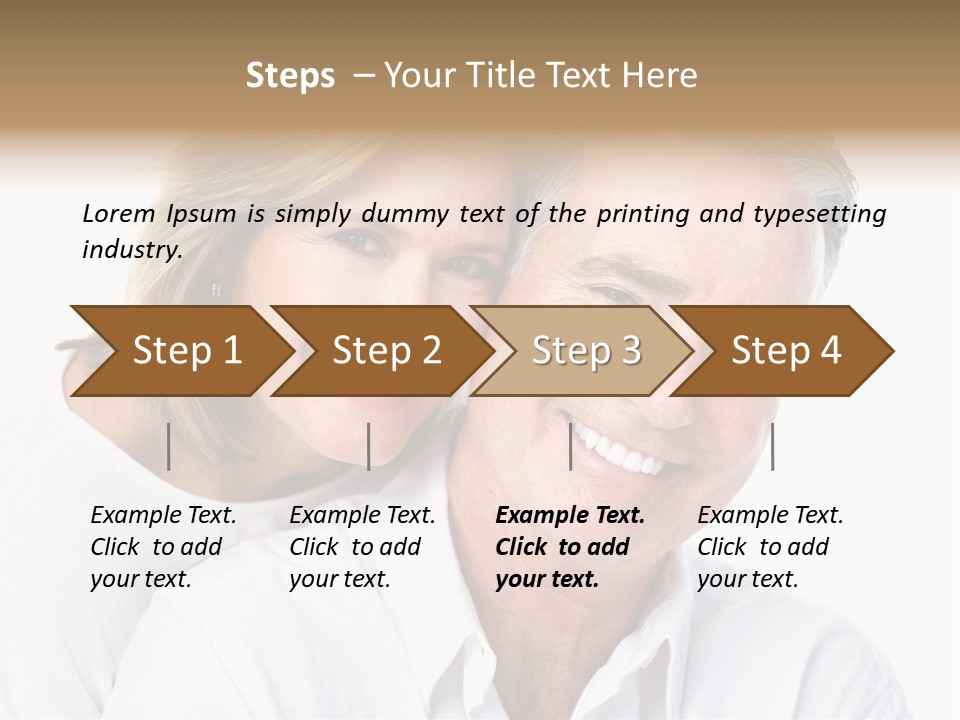 Female Lips Massaging PowerPoint Template