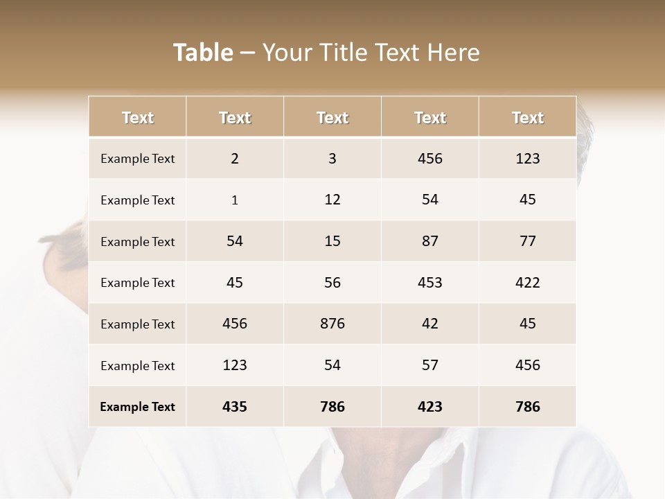 Female Lips Massaging PowerPoint Template