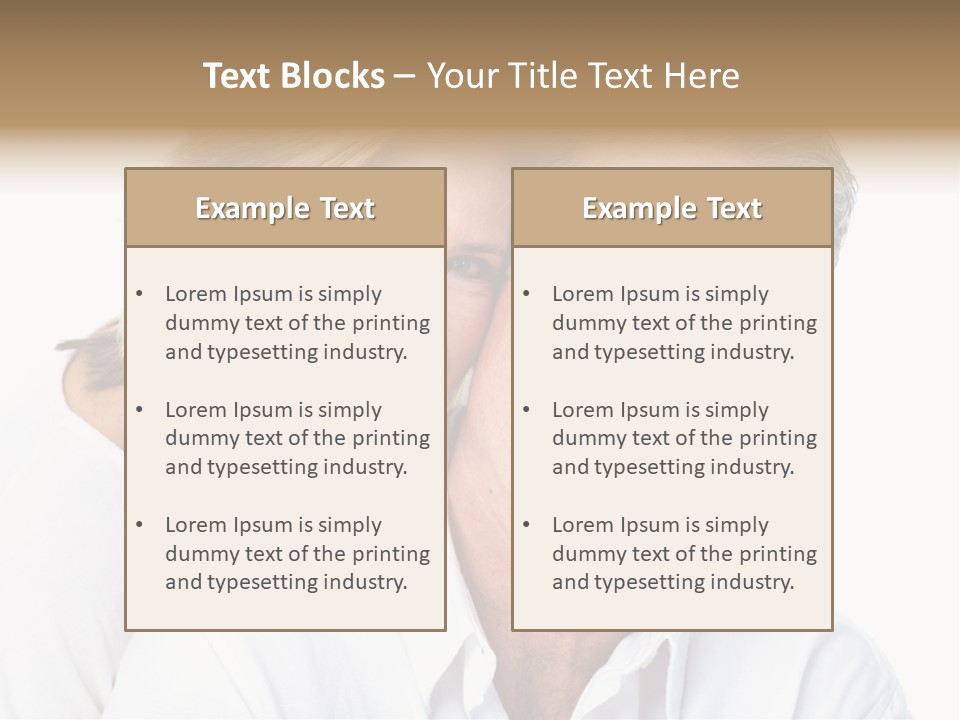 Female Lips Massaging PowerPoint Template