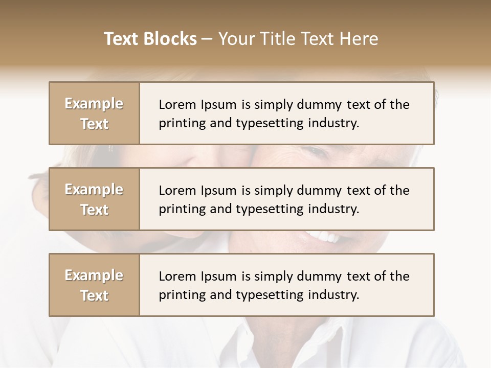 Female Lips Massaging PowerPoint Template