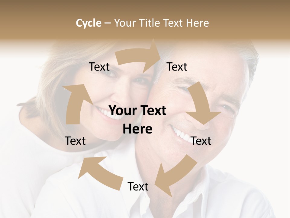Female Lips Massaging PowerPoint Template