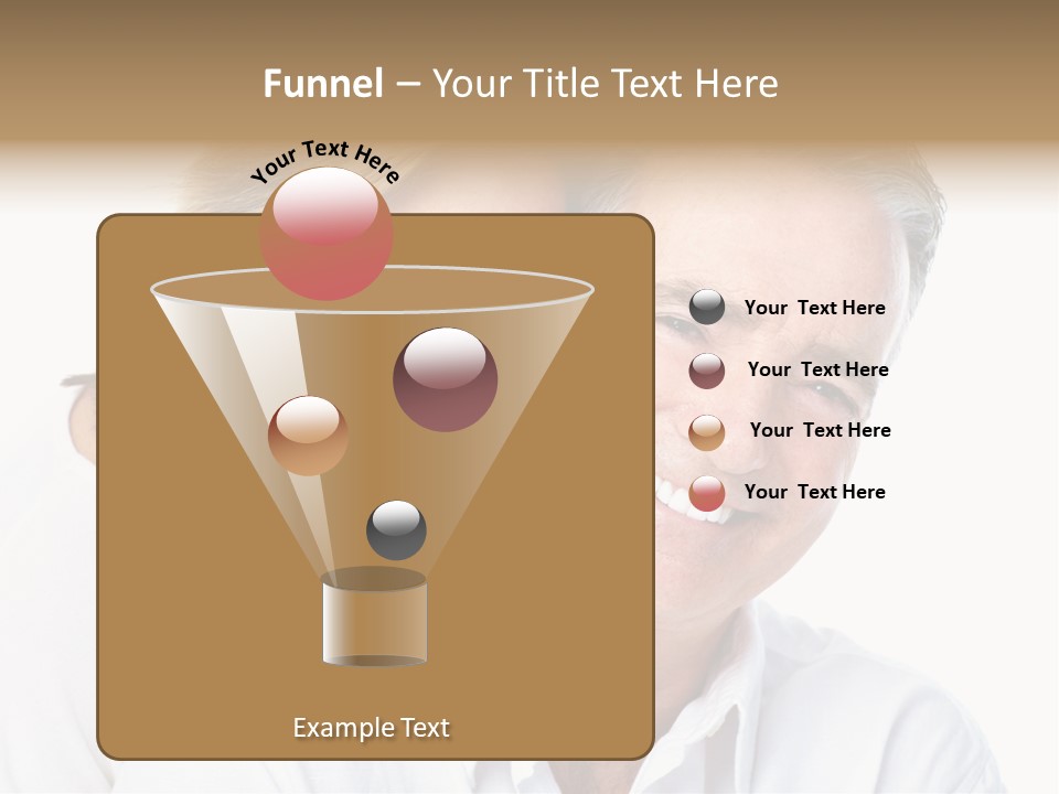 Female Lips Massaging PowerPoint Template