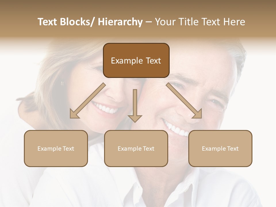 Female Lips Massaging PowerPoint Template