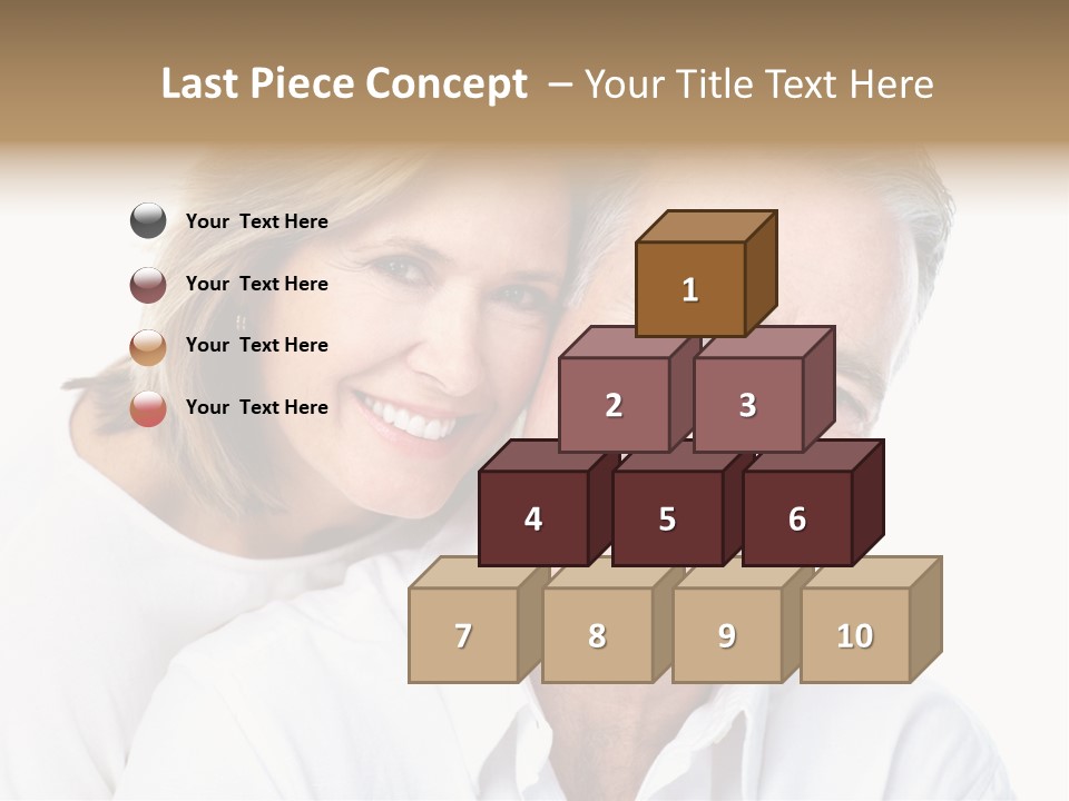 Female Lips Massaging PowerPoint Template