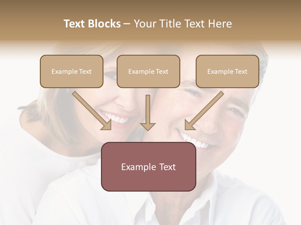 Female Lips Massaging PowerPoint Template
