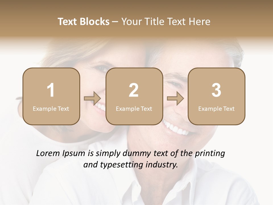 Female Lips Massaging PowerPoint Template