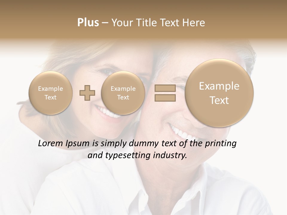 Female Lips Massaging PowerPoint Template