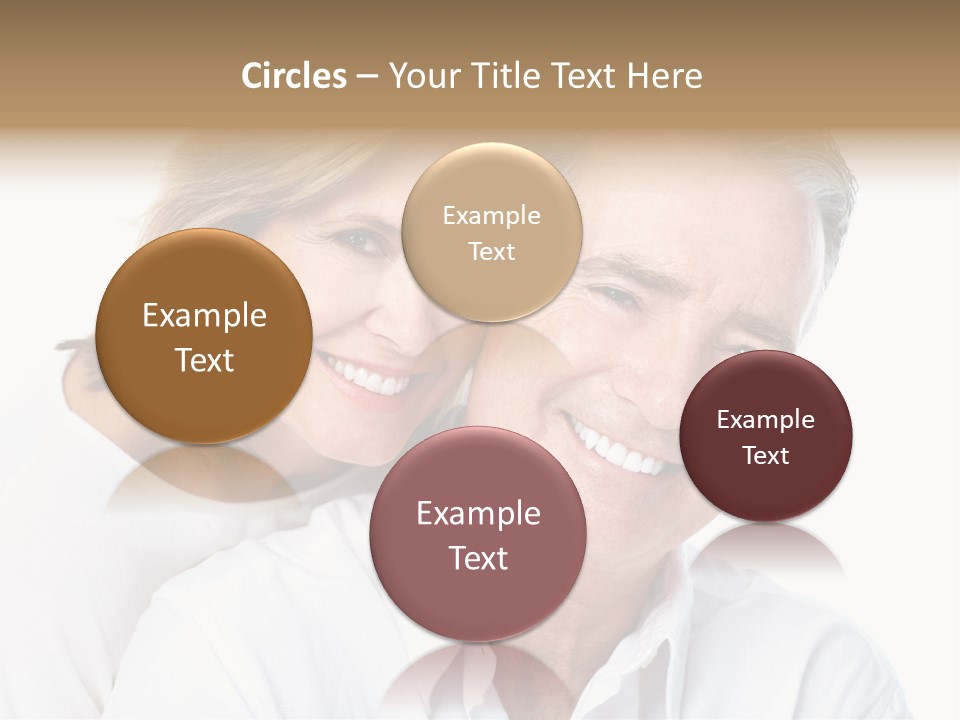 Female Lips Massaging PowerPoint Template