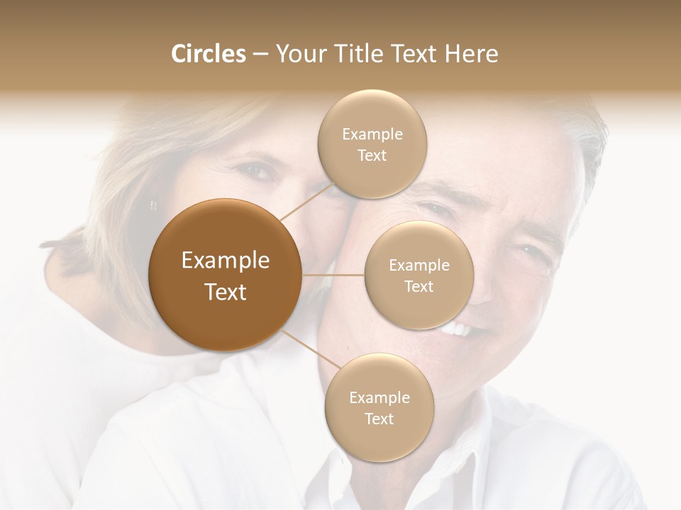 Female Lips Massaging PowerPoint Template