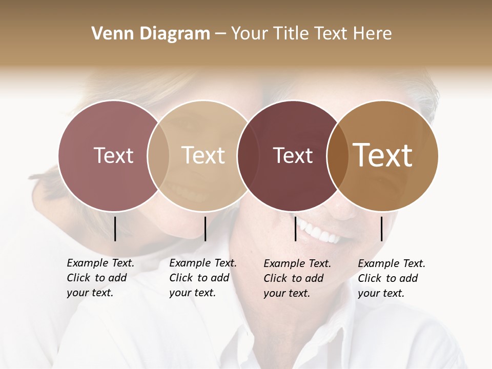 Female Lips Massaging PowerPoint Template
