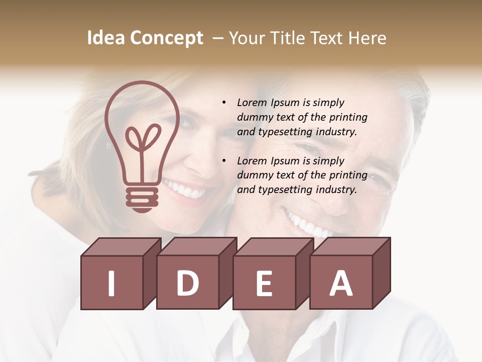 Female Lips Massaging PowerPoint Template