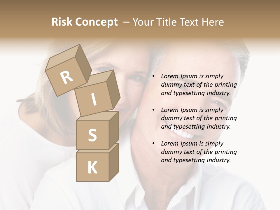 Female Lips Massaging PowerPoint Template