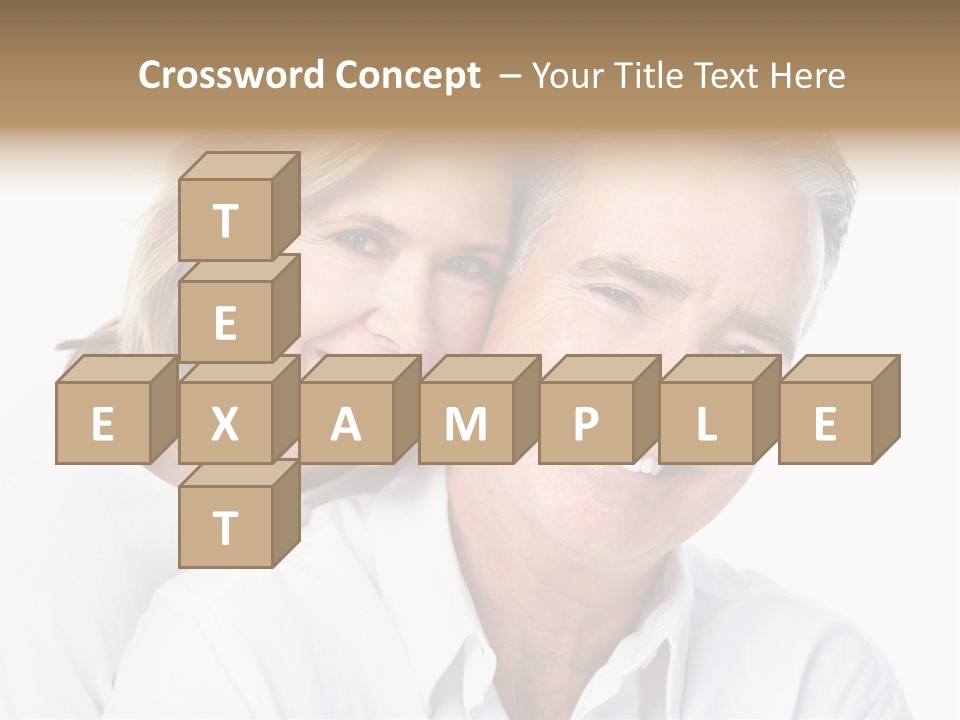 Female Lips Massaging PowerPoint Template