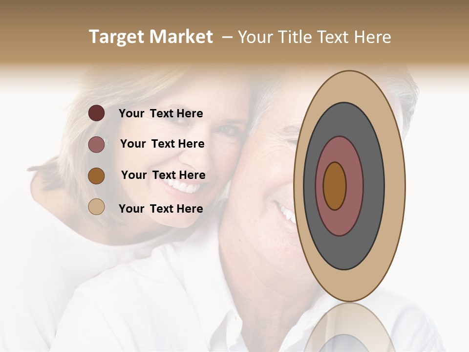 Female Lips Massaging PowerPoint Template