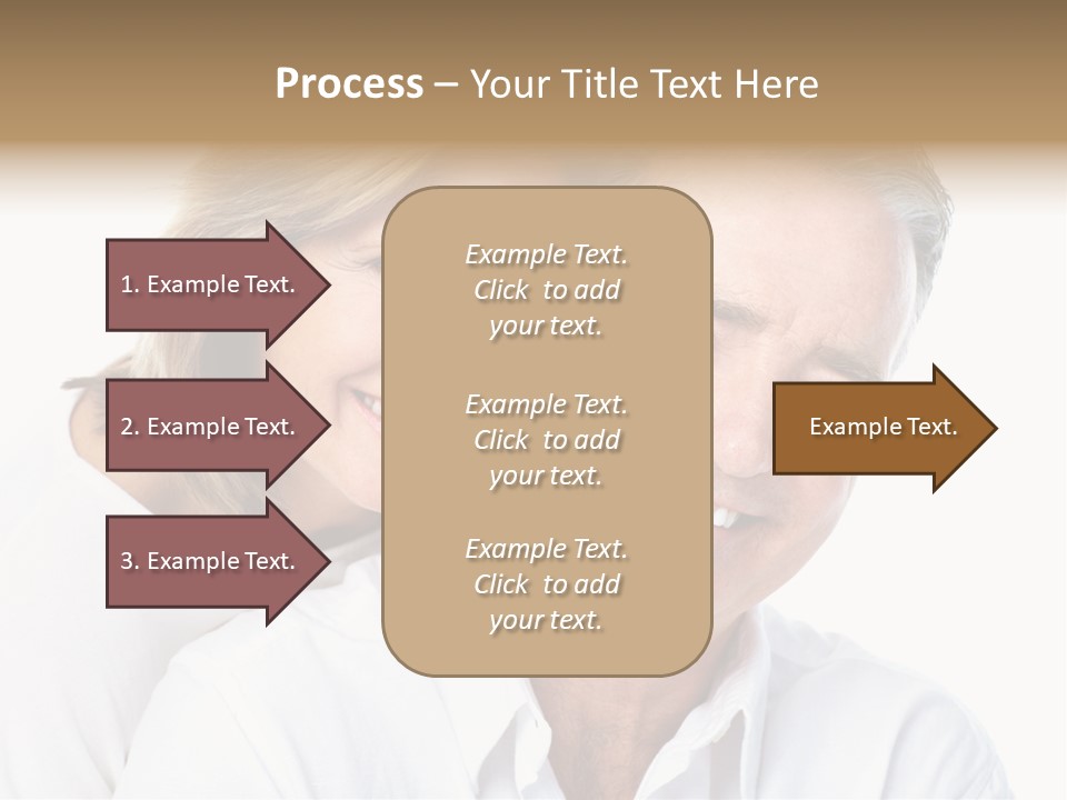 Female Lips Massaging PowerPoint Template