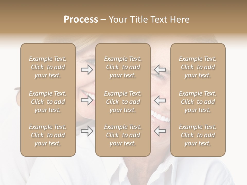 Female Lips Massaging PowerPoint Template