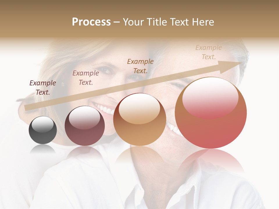 Female Lips Massaging PowerPoint Template
