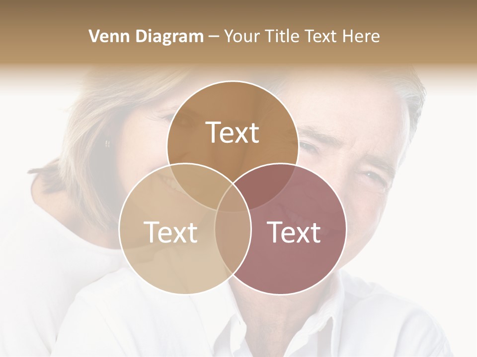 Female Lips Massaging PowerPoint Template