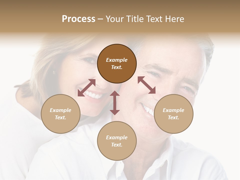 Female Lips Massaging PowerPoint Template