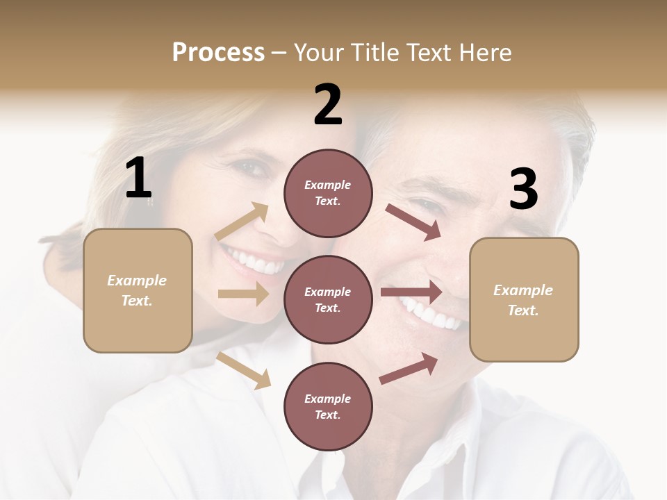 Female Lips Massaging PowerPoint Template