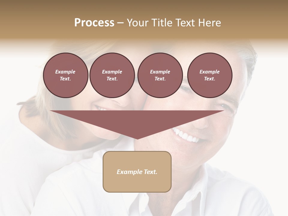 Female Lips Massaging PowerPoint Template