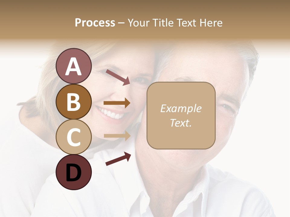 Female Lips Massaging PowerPoint Template