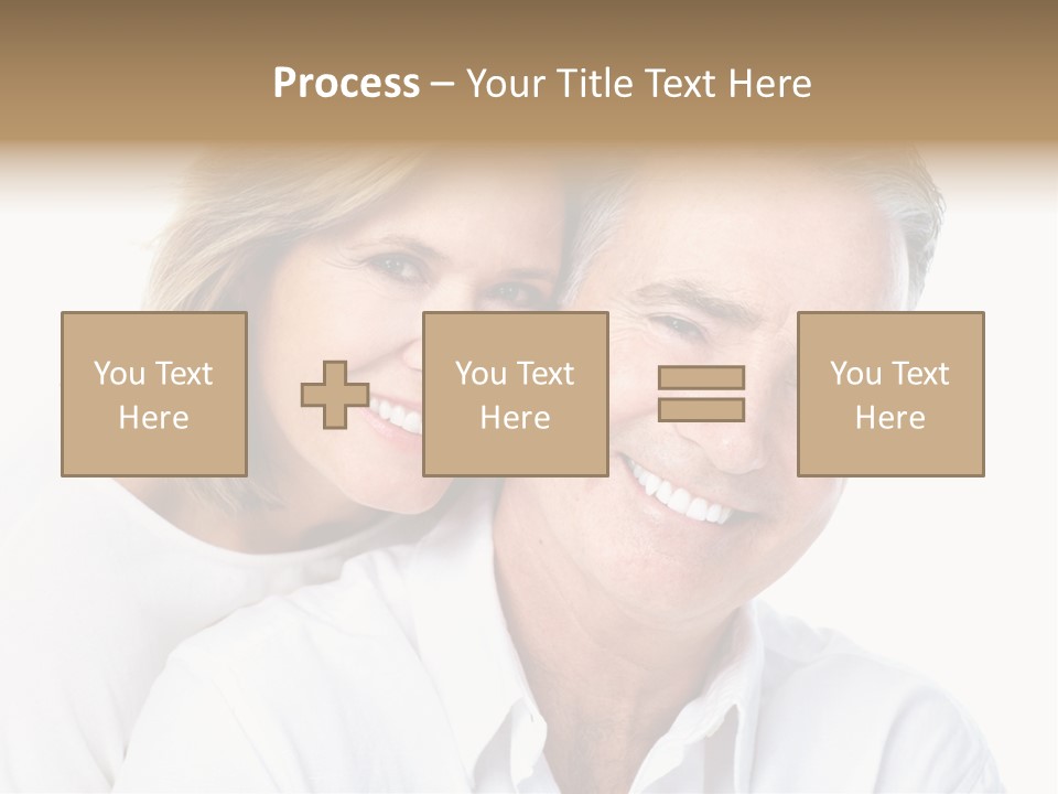 Female Lips Massaging PowerPoint Template