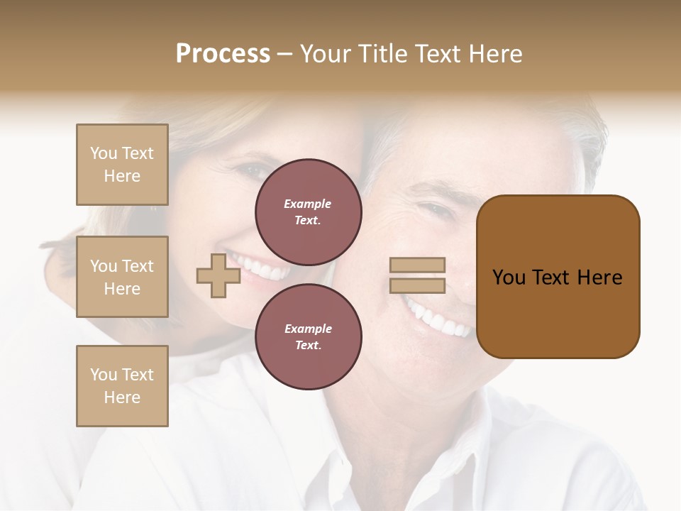 Female Lips Massaging PowerPoint Template