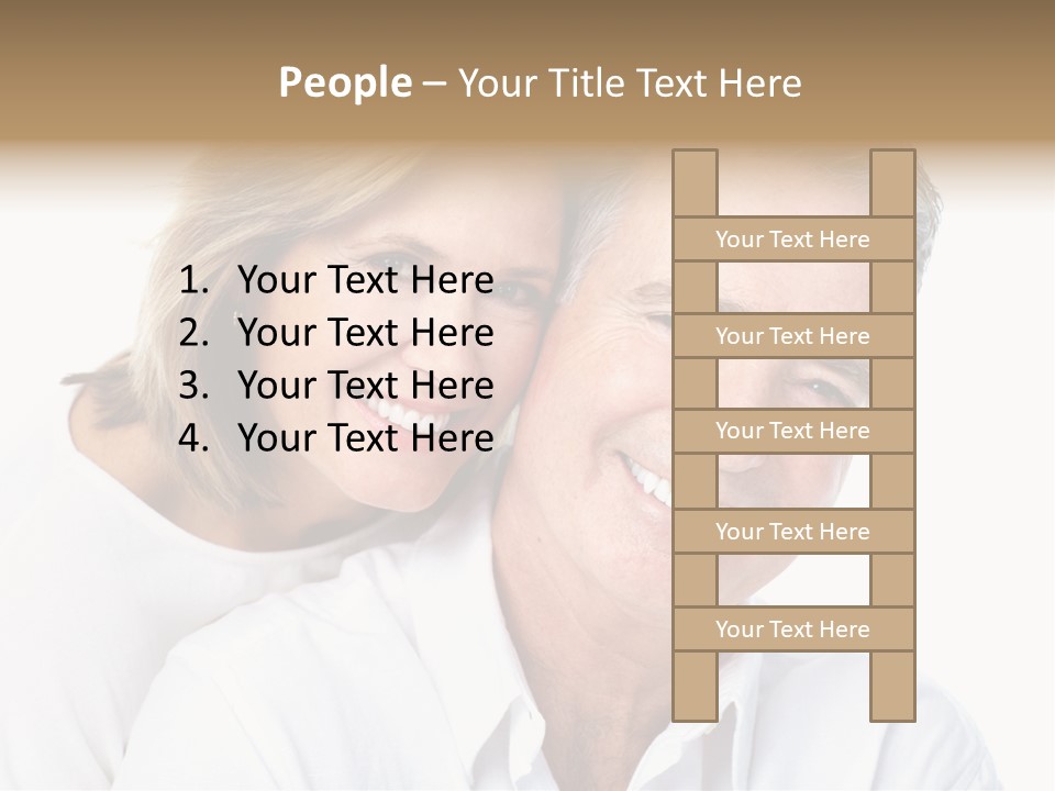 Female Lips Massaging PowerPoint Template