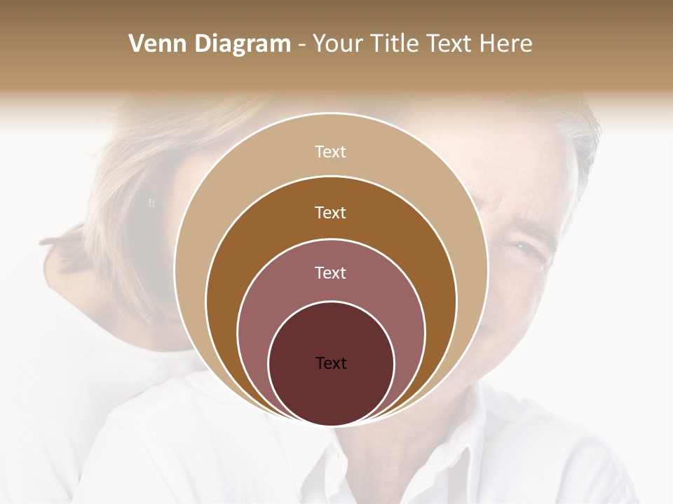 Female Lips Massaging PowerPoint Template