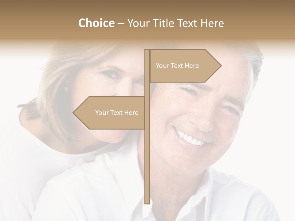 Female Lips Massaging PowerPoint Template