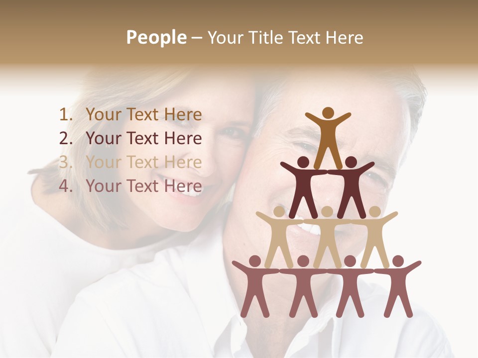 Female Lips Massaging PowerPoint Template