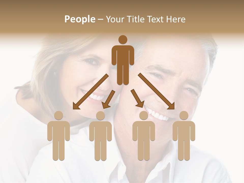 Female Lips Massaging PowerPoint Template