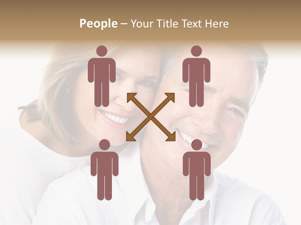 Female Lips Massaging PowerPoint Template