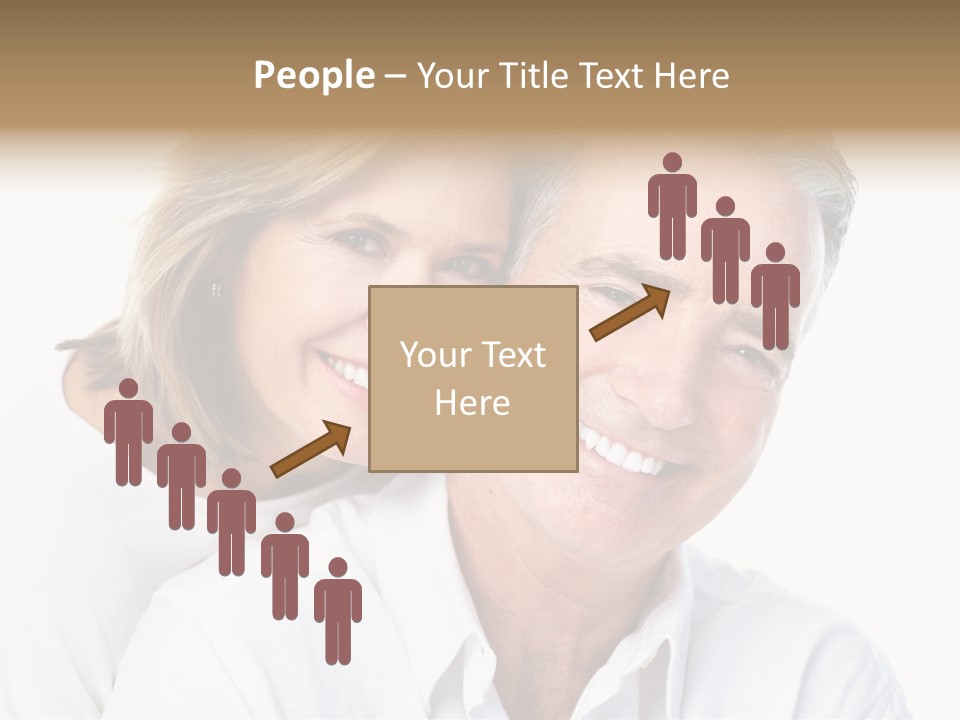 Female Lips Massaging PowerPoint Template