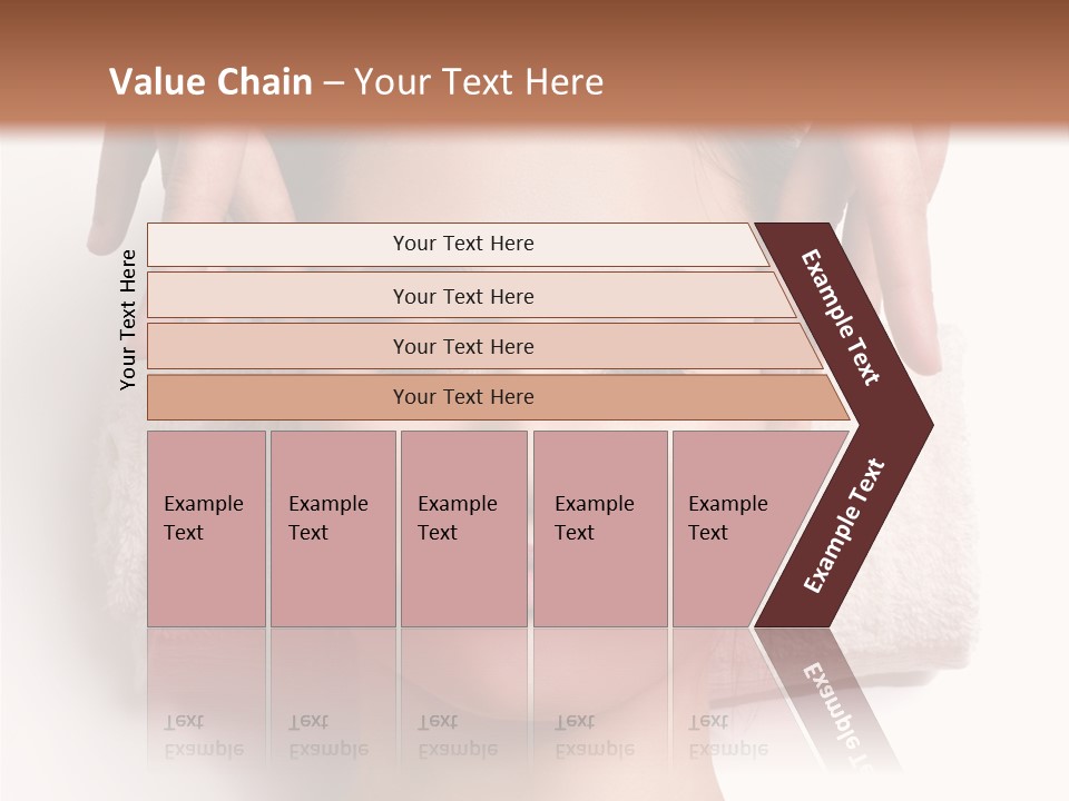 Female Lips Massaging PowerPoint Template