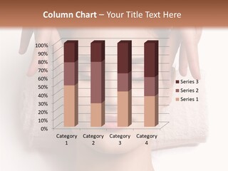 Female Lips Massaging PowerPoint Template