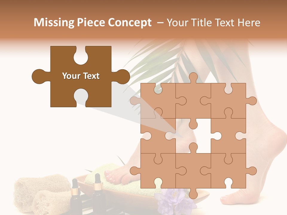 Femininity Flower Leisure PowerPoint Template