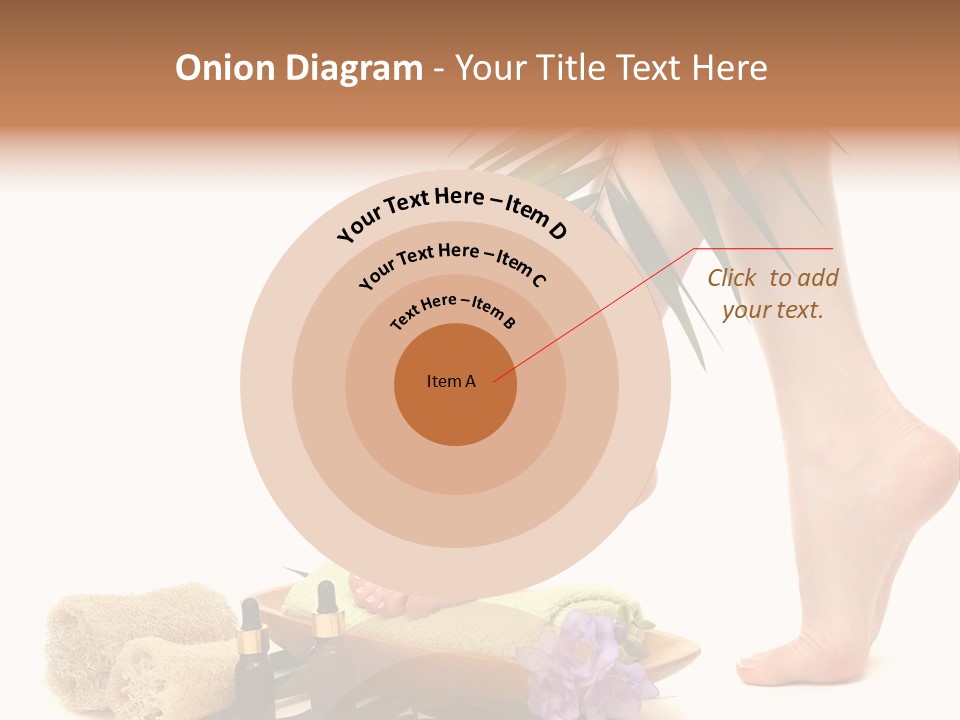 Femininity Flower Leisure PowerPoint Template