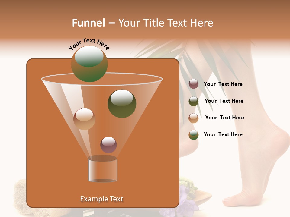 Femininity Flower Leisure PowerPoint Template