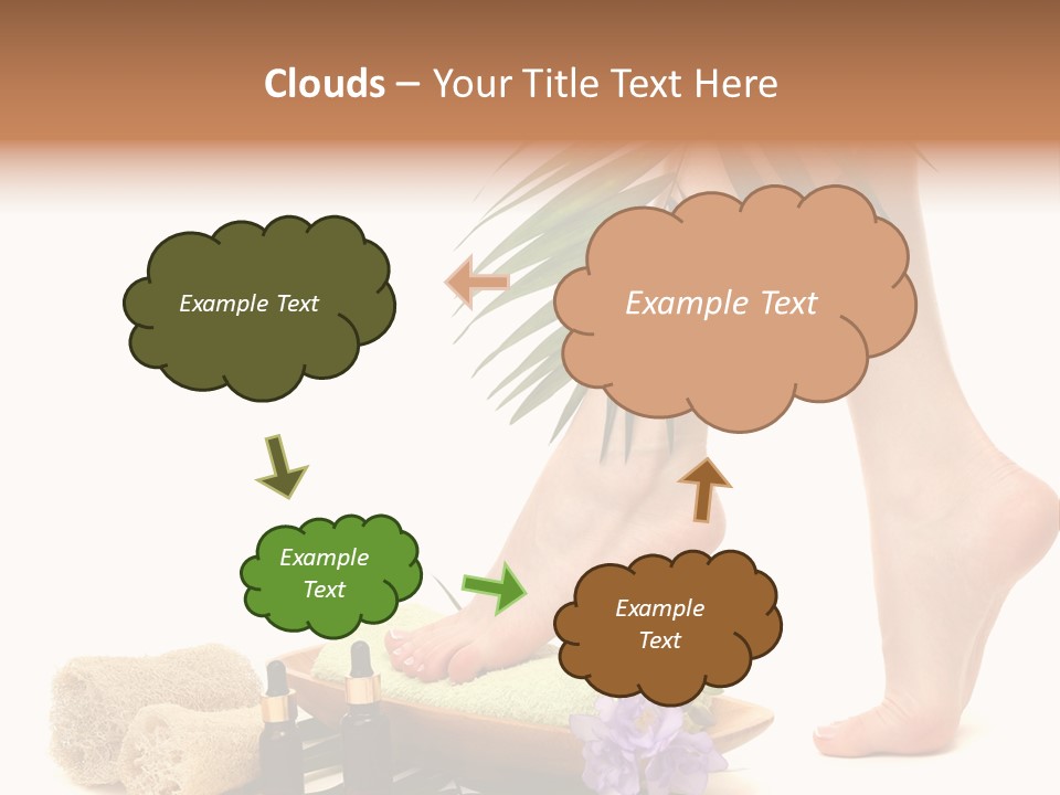 Femininity Flower Leisure PowerPoint Template