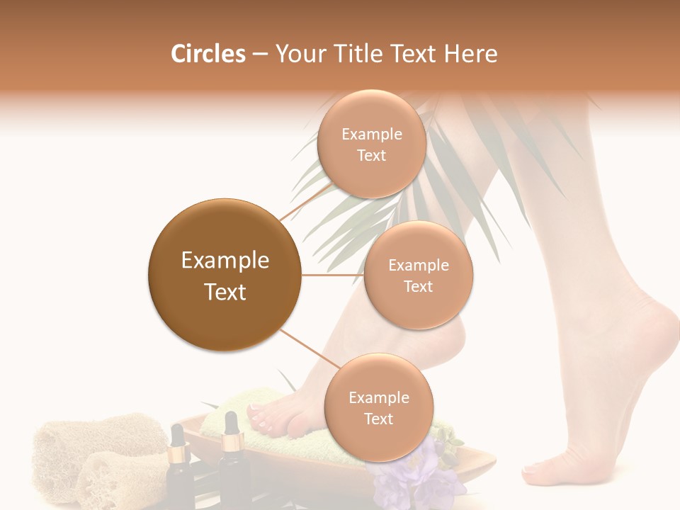 Femininity Flower Leisure PowerPoint Template