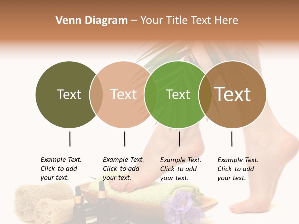 Femininity Flower Leisure PowerPoint Template