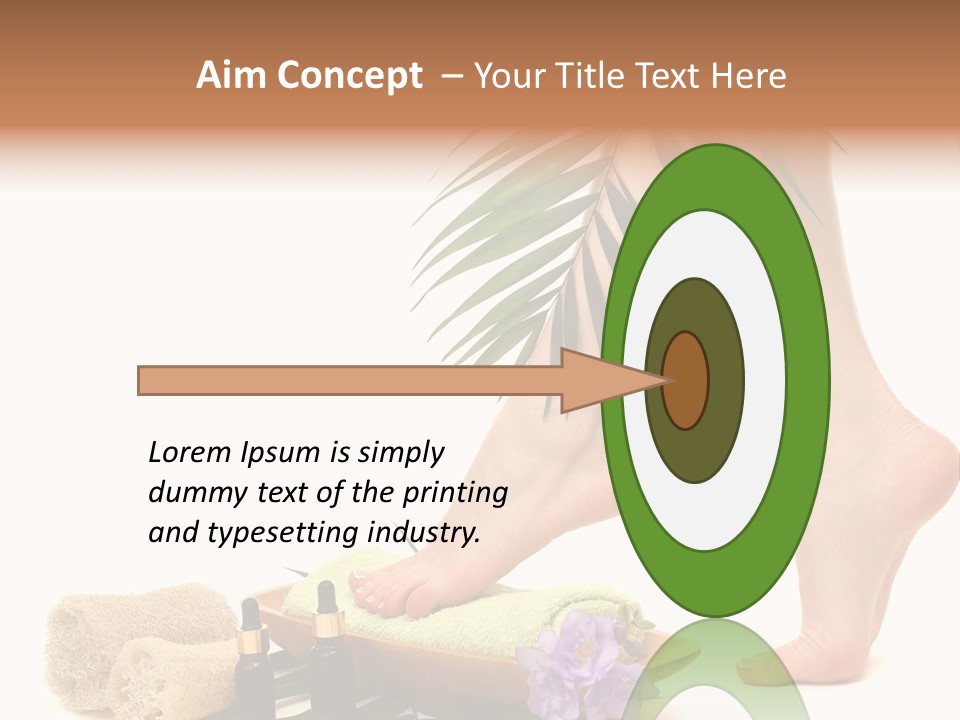 Femininity Flower Leisure PowerPoint Template