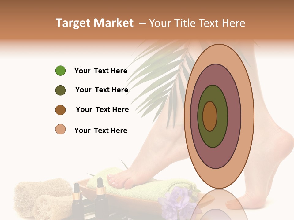 Femininity Flower Leisure PowerPoint Template