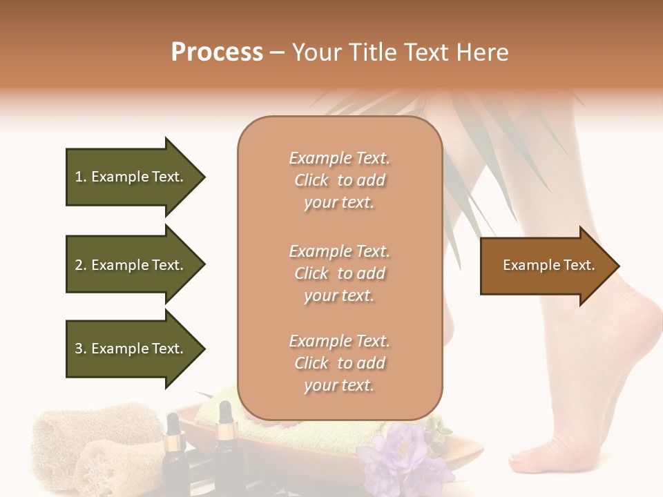 Femininity Flower Leisure PowerPoint Template
