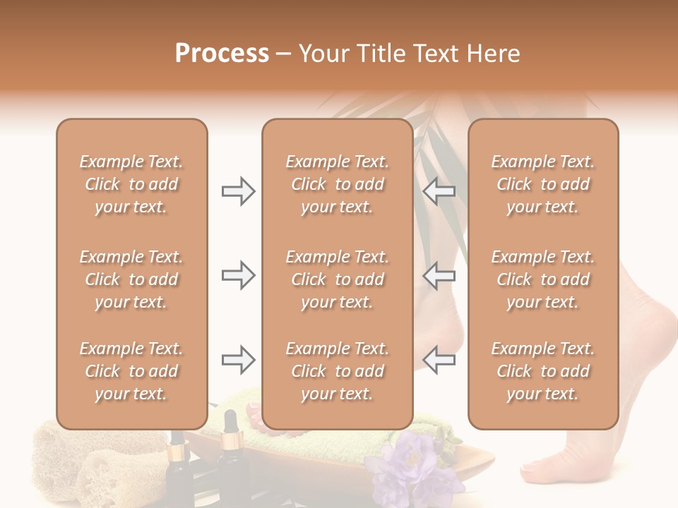 Femininity Flower Leisure PowerPoint Template