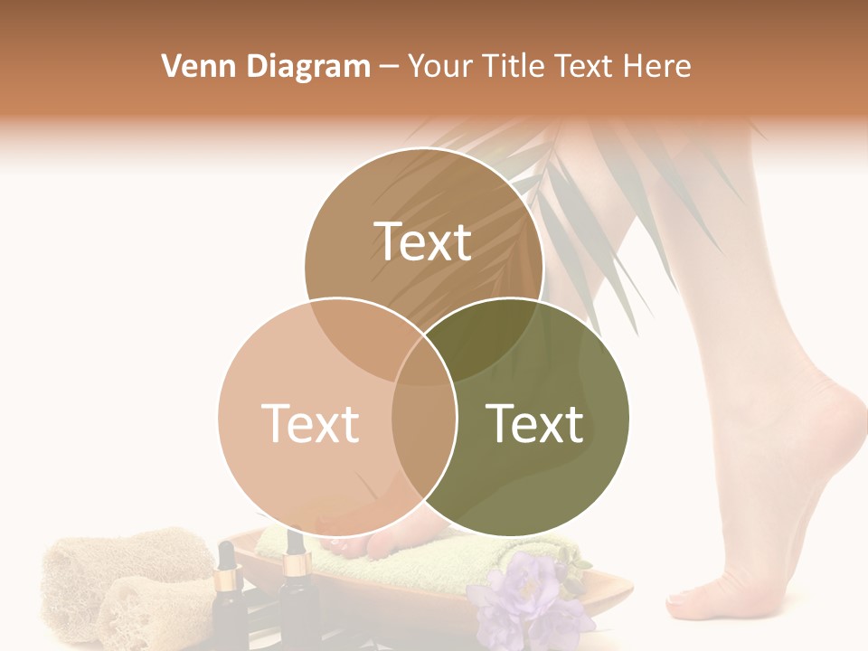 Femininity Flower Leisure PowerPoint Template