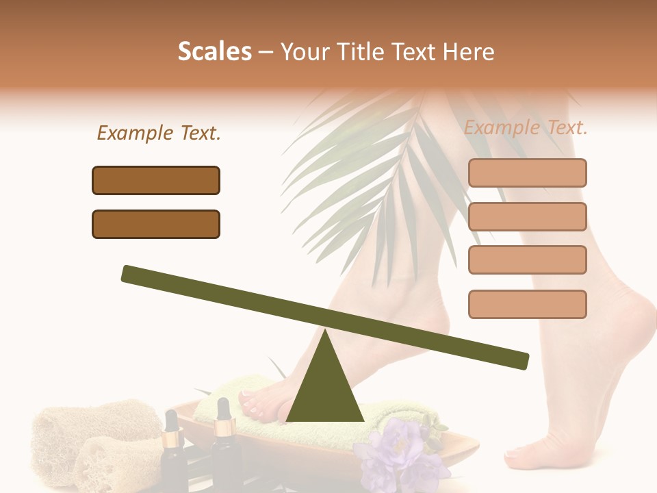 Femininity Flower Leisure PowerPoint Template